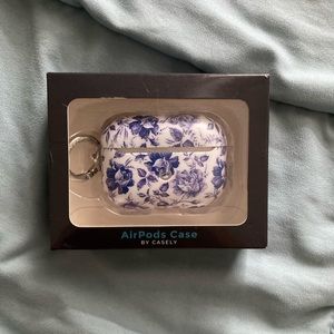 Blue Floral AirPod Case